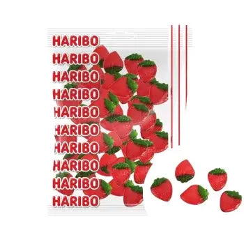 Jordbær Giant Jelly Haribo 1 kg
