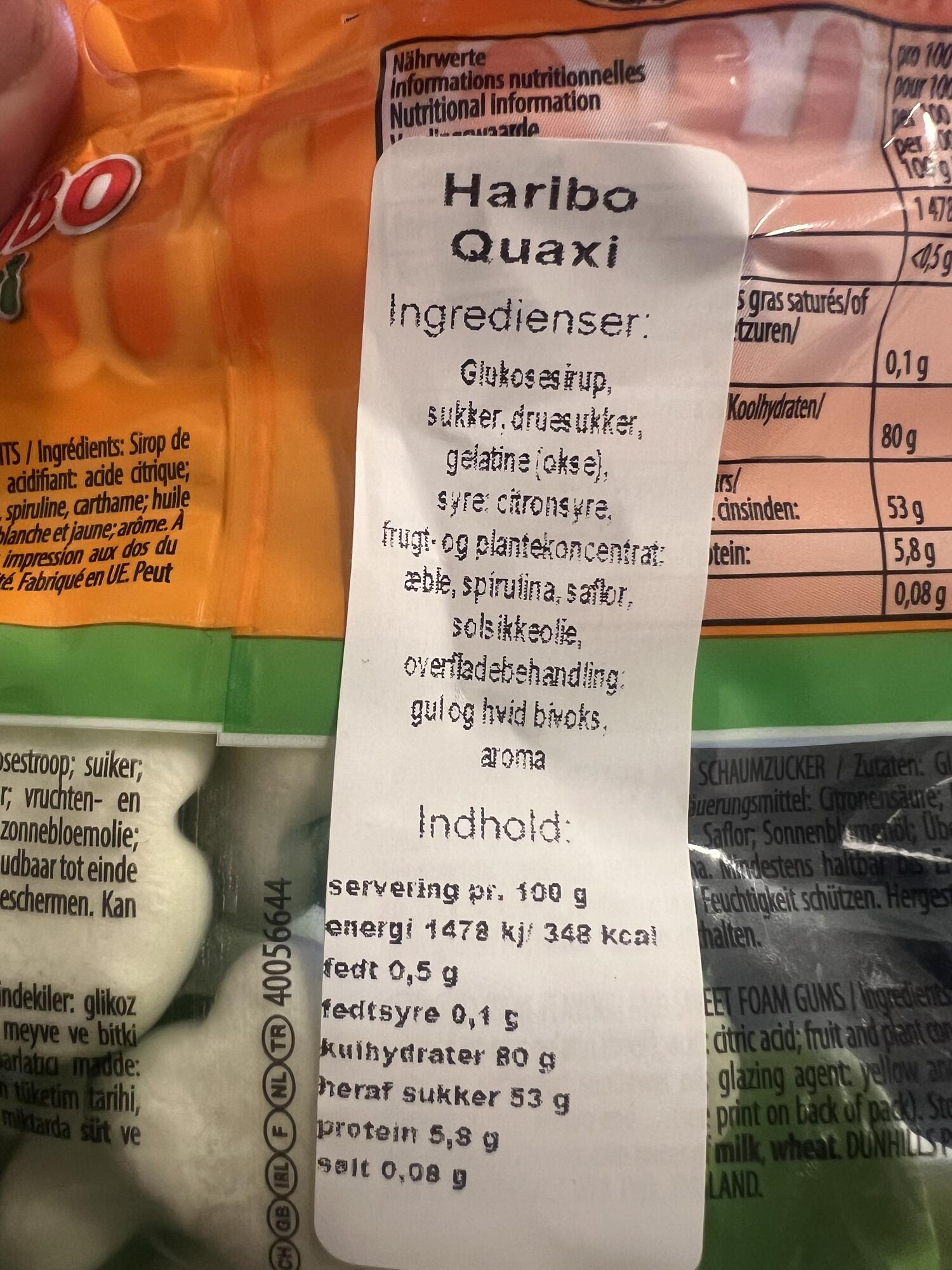 Quaxi Frøer fra Haribo 100 gr