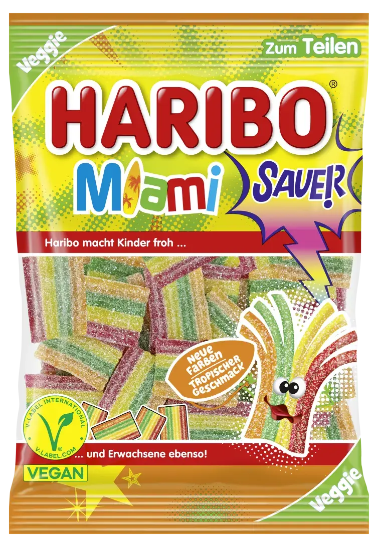 Miami Sour Haribo 85 gr (Vegan)
