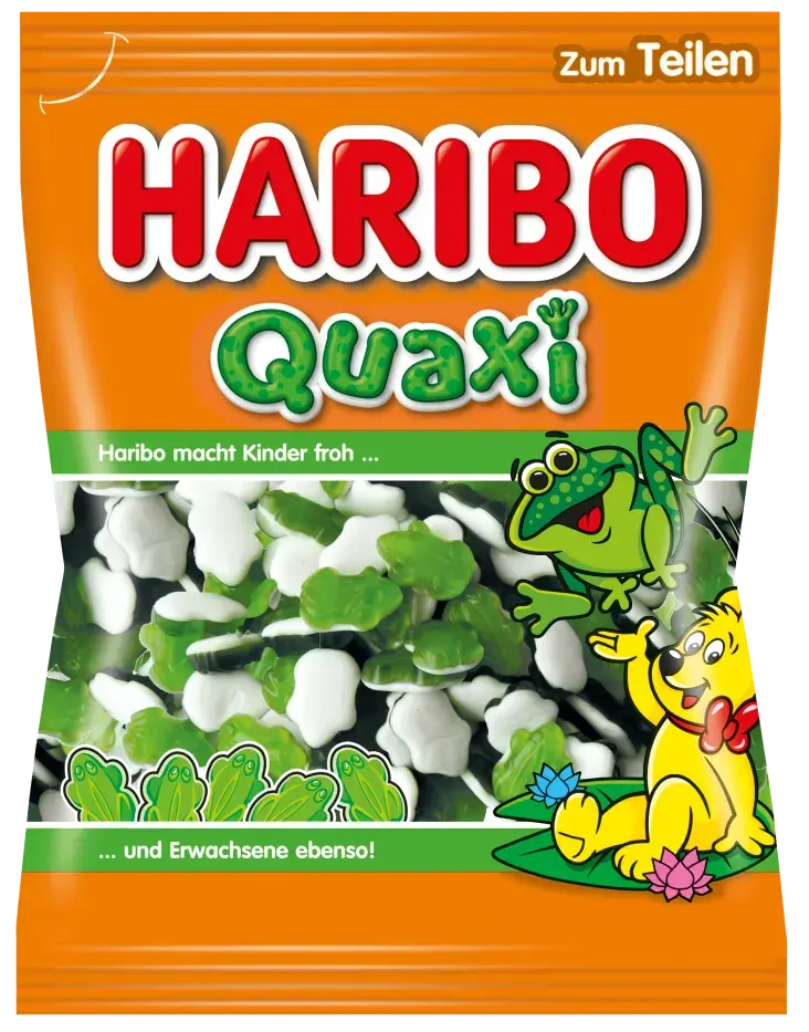 Quaxi Frøer fra Haribo 100 gr