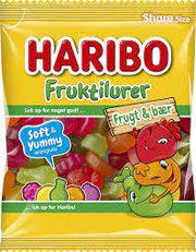 Fruktilurer Frugt og Bær Haribo 120g