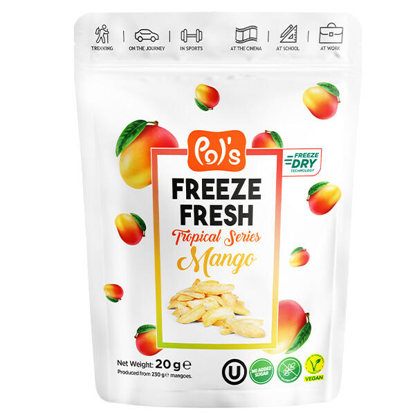 Frystørret Mango Pol's 20g (Vegan)