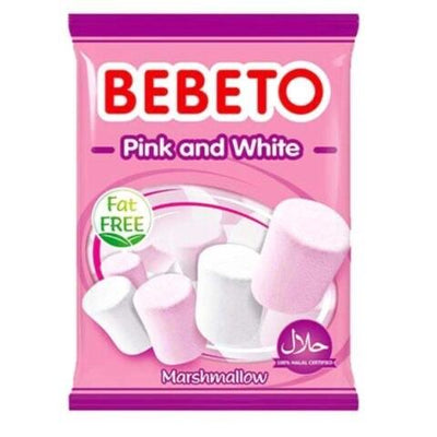 Pink & White Marshmallow Bebeto 60g